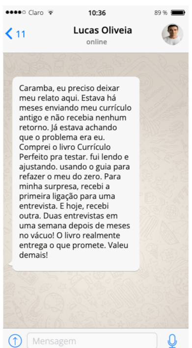 Livro O Currículo Perfeito 3